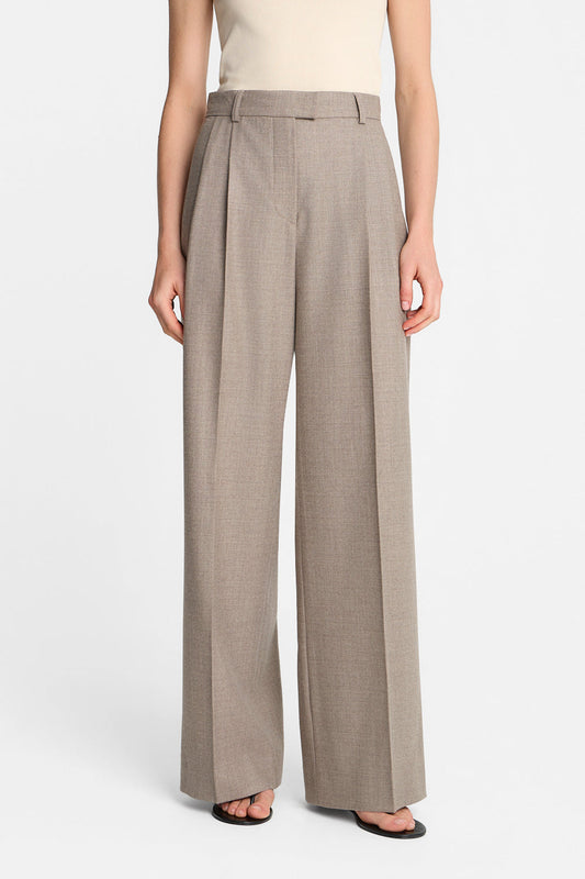 Miss Vienna Taupe Trousers