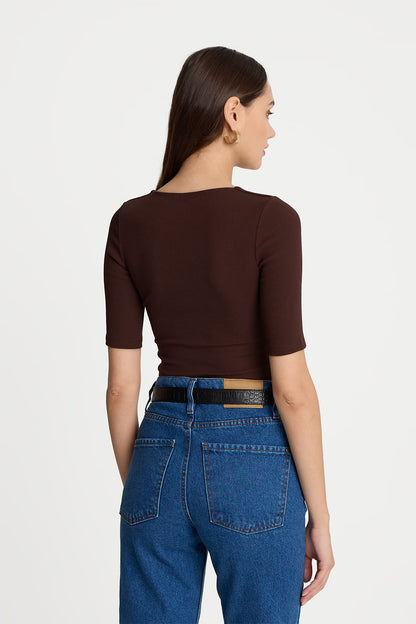 Miss Caro Chocolate T-shirt