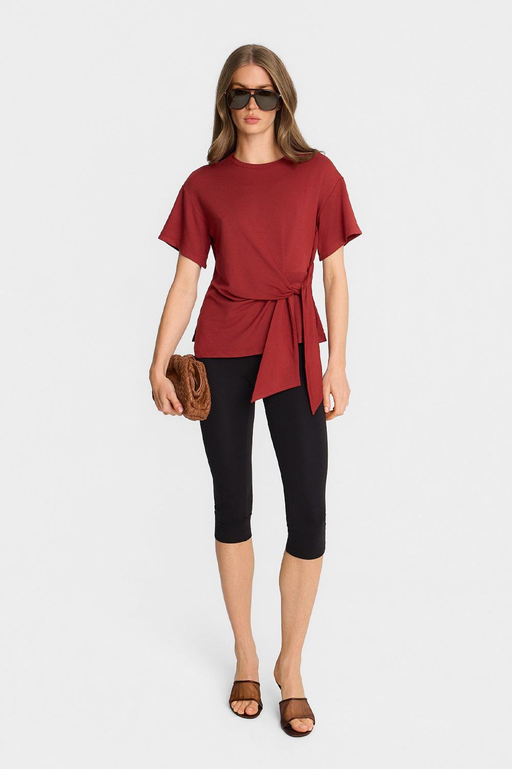 Miss Gwyneth Red Brown T-shirt