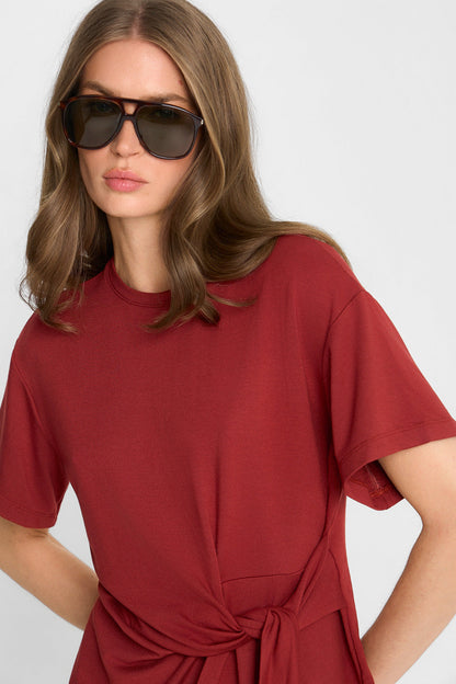 Miss Gwyneth Red Brown T-shirt