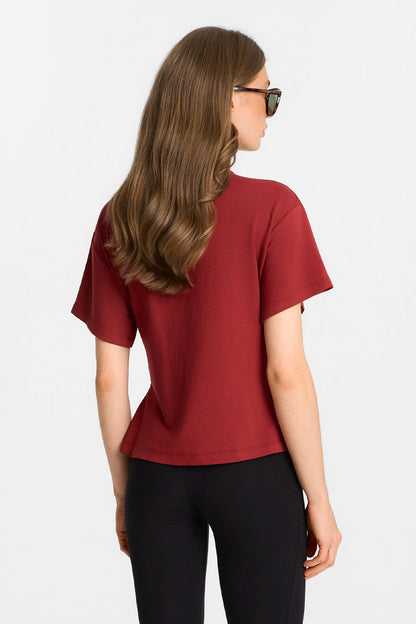 Miss Gwyneth Red Brown T-shirt