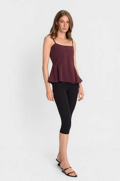 Miss Coco Burgundy Top