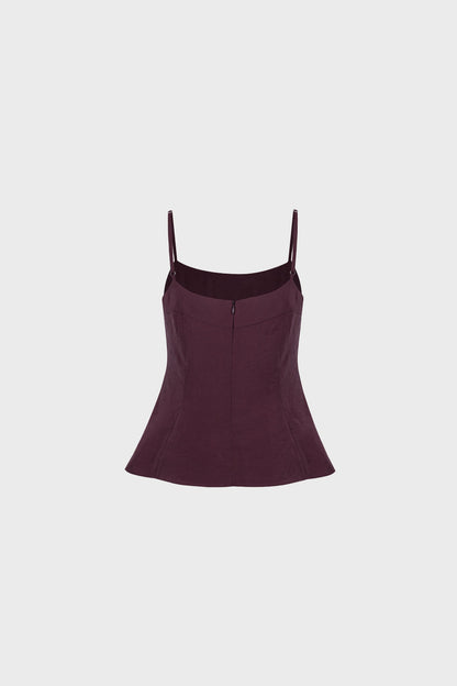Miss Coco Burgundy Top