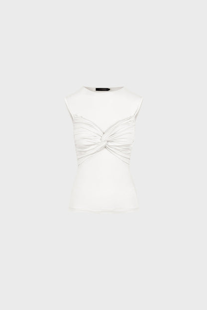 Top Miss Draped Off-White