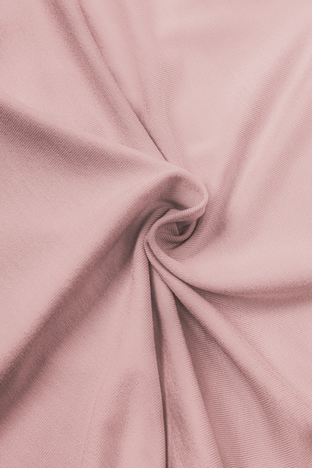 Miss Sculptural Long-Sleeved Top in Dusty Pink