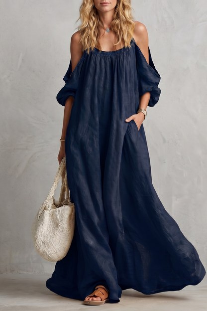 Velmira – Flowing bohemian silhouette – Maxi dress