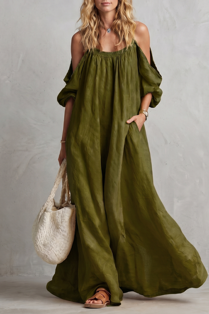 Velmira – Flowing bohemian silhouette – Maxi dress