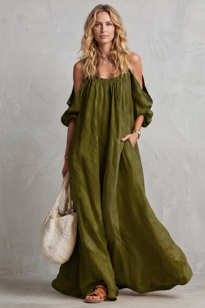 Velmira – Flowing bohemian silhouette – Maxi dress
