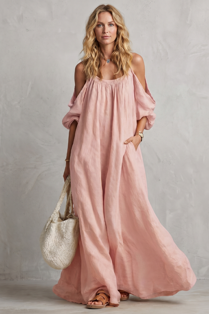 Velmira – Flowing bohemian silhouette – Maxi dress