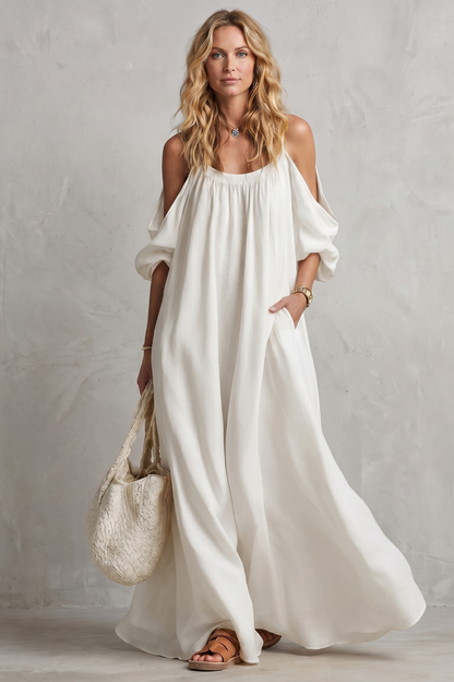 Velmira – Flowing bohemian silhouette – Maxi dress