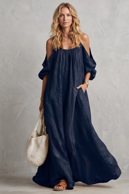 Velmira – Flowing bohemian silhouette – Maxi dress