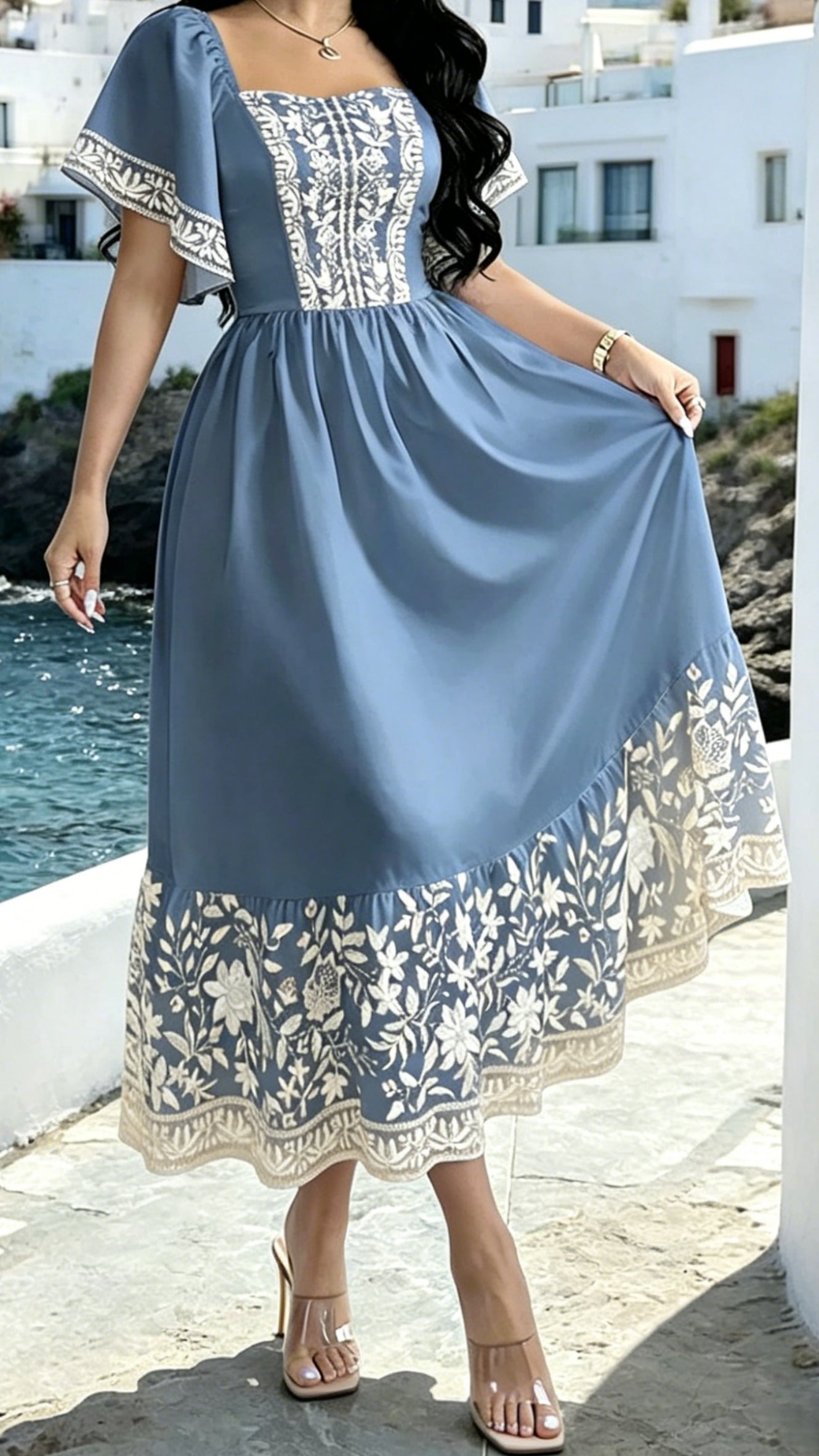 Women's Maxi Dress A Line Dress Summer Dress Casual Daily Regular Fit