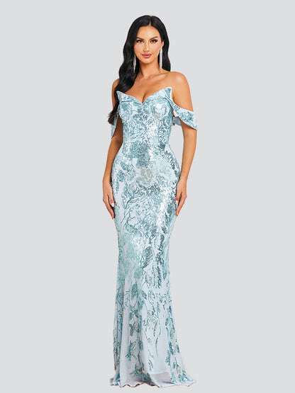 Sequin Mermaid Evening Dress