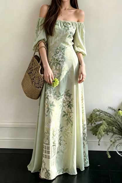 Breathable Two-Way Wear Eco Recycled Cotton Dress - Light Green