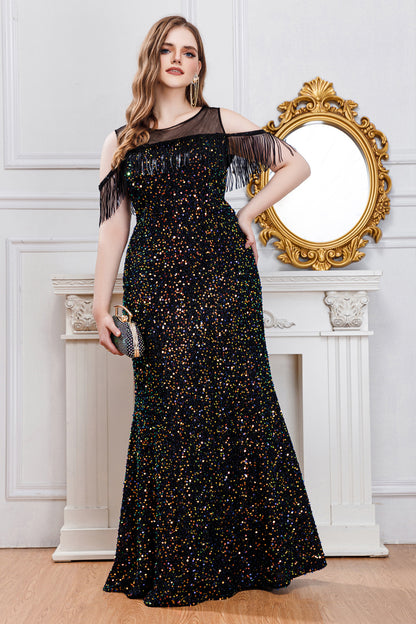 Rafaela Fringed Sequined Maxi Dress