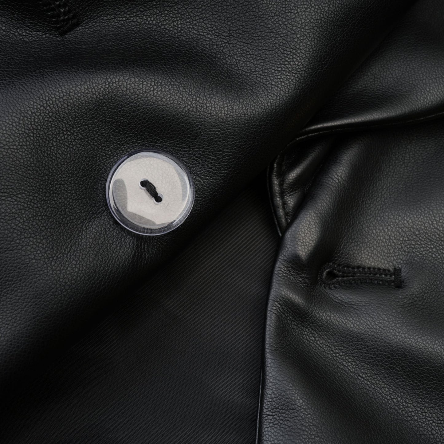Calista black leather jacket
