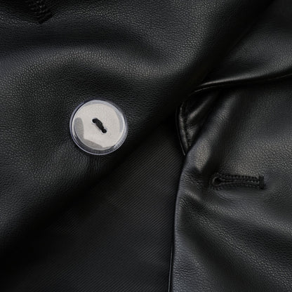 Calista black leather jacket