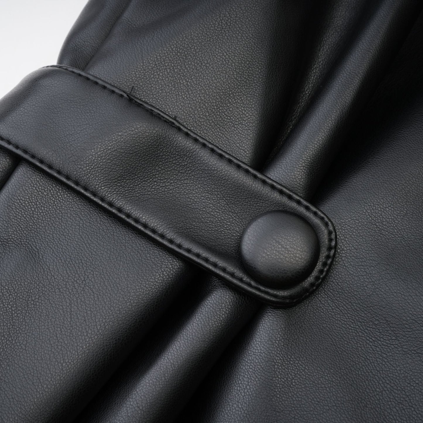 Calista black leather jacket
