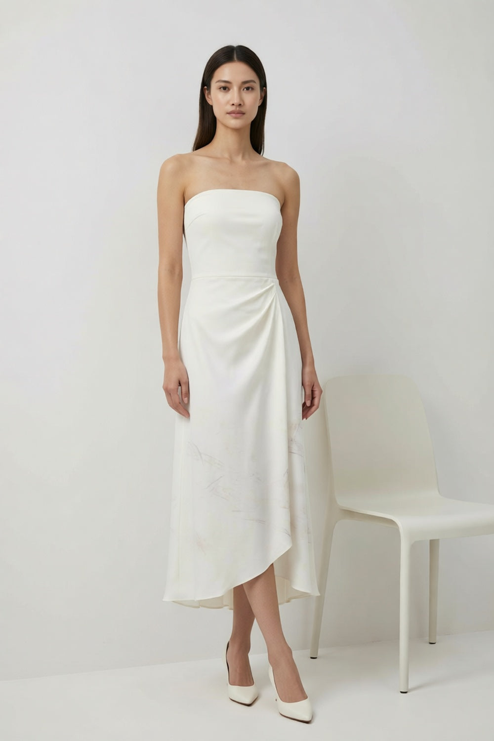 Mediterranean Holiday breathable viscose crepe or linen blend Two-Piece Set for day-to-evening warm sand breathable viscose crepe or linen blend Two-Piece Set - product view 5