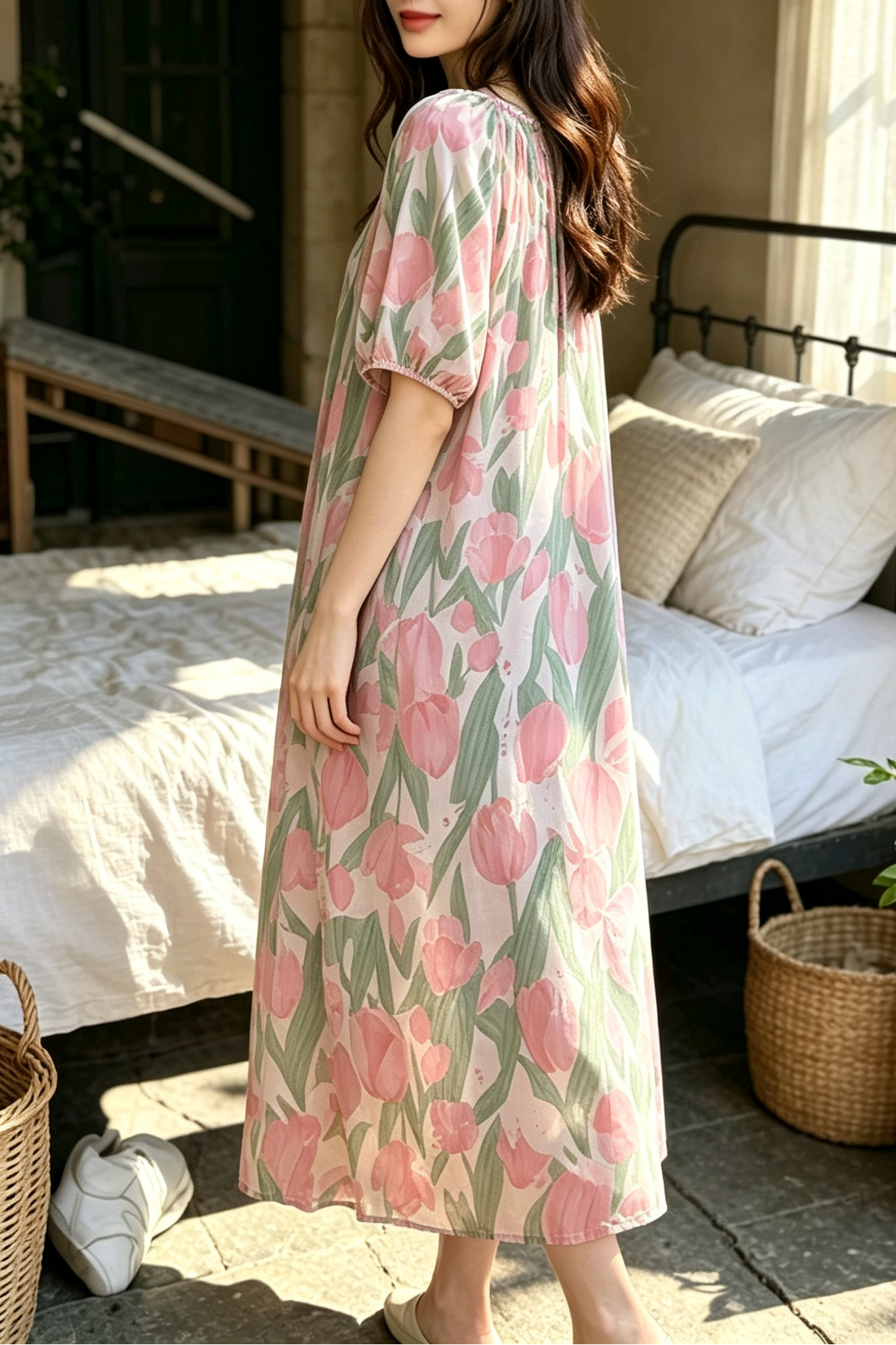 Breathable Relaxed-fit Eco Recycled Cotton Dress (3+1 Promotion)