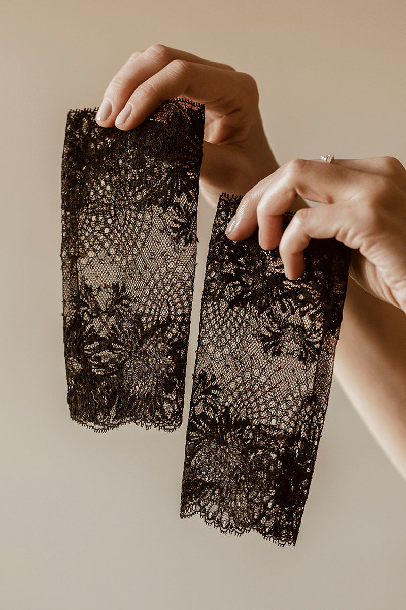 Lace gloves - Black Melody