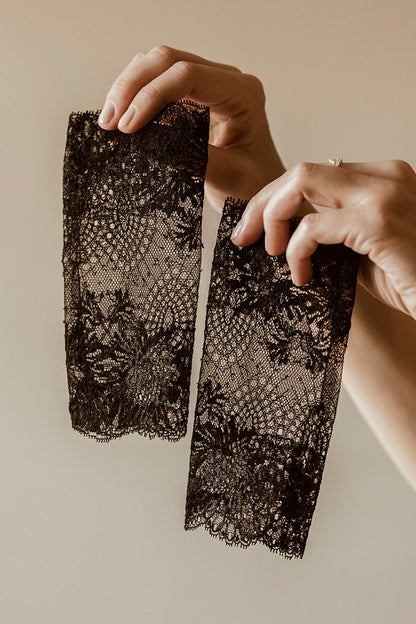 Lace gloves - Black Melody