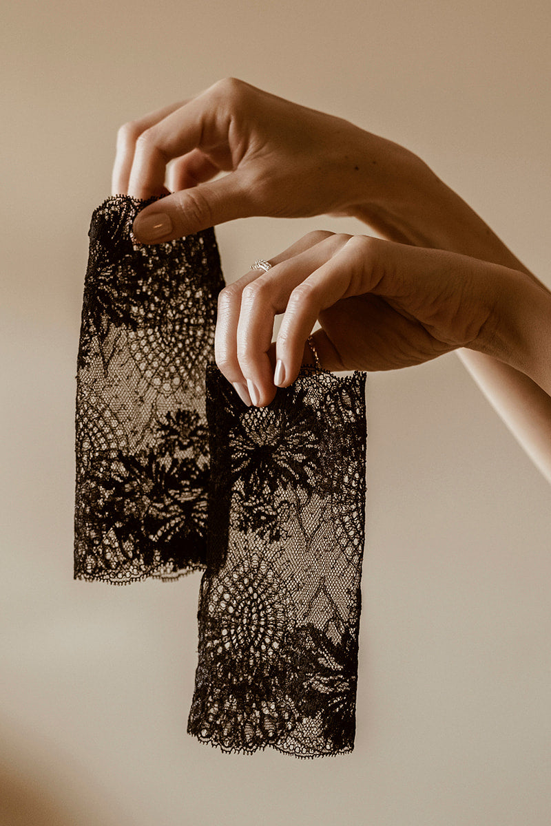 Lace gloves - Black Melody