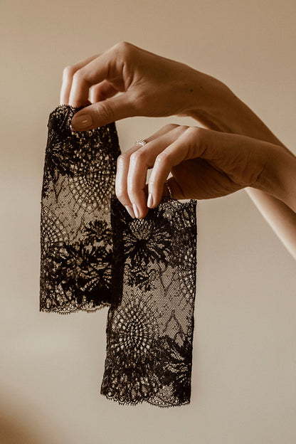Lace gloves - Black Melody