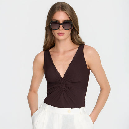 Miss Eida Dark Chocolate Bodysuit