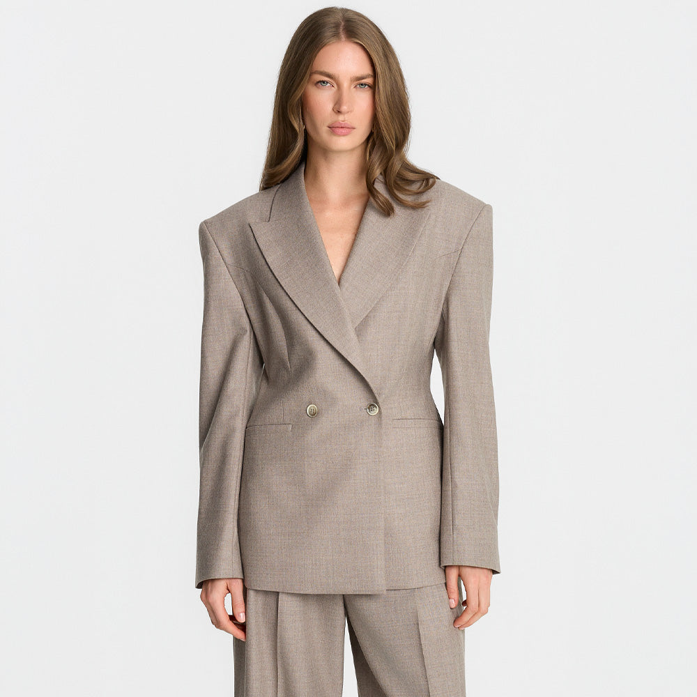 Miss Vienna Taupe Blazer