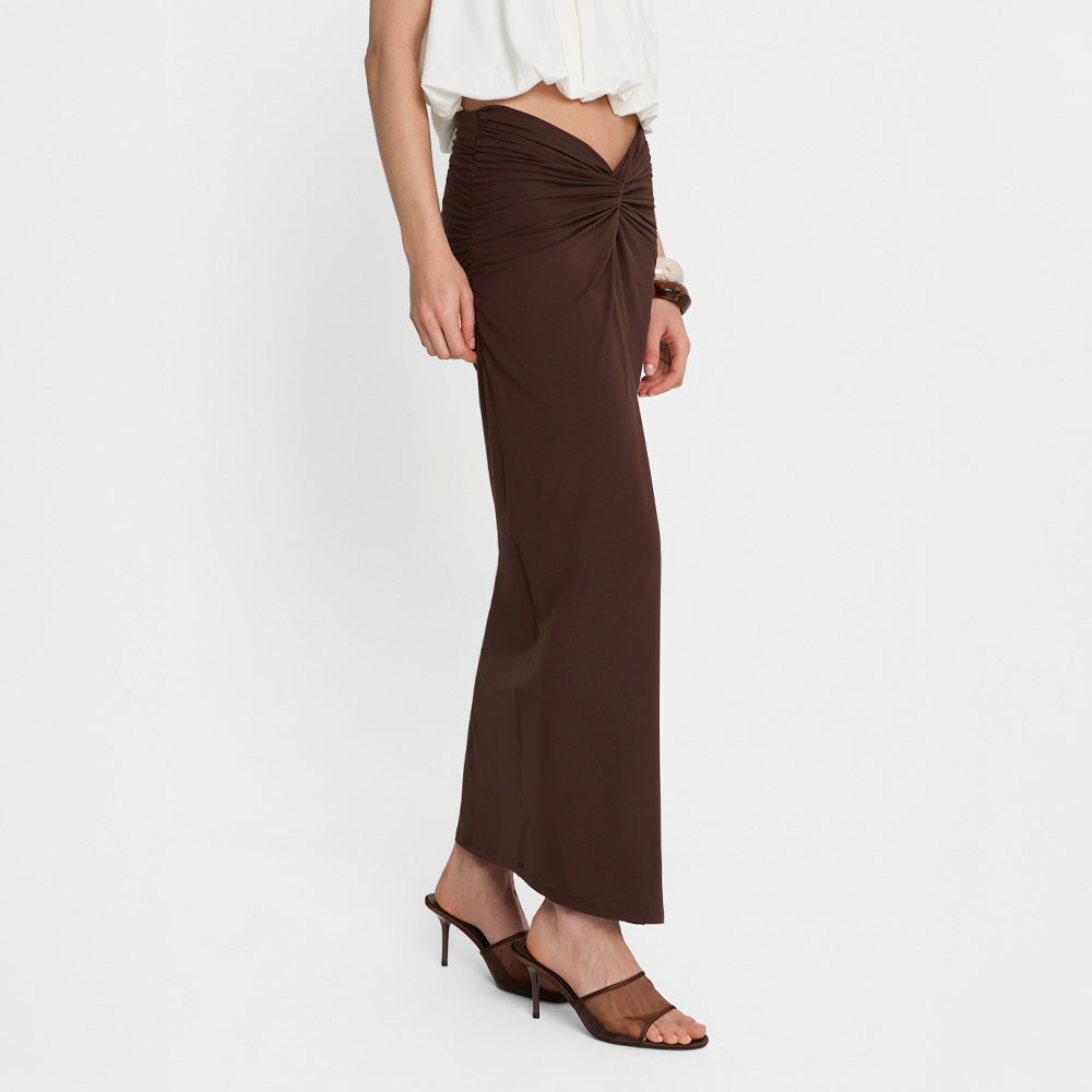 Miss Helia Chocolate Skirt
