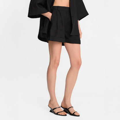 Miss Costa Black Shorts