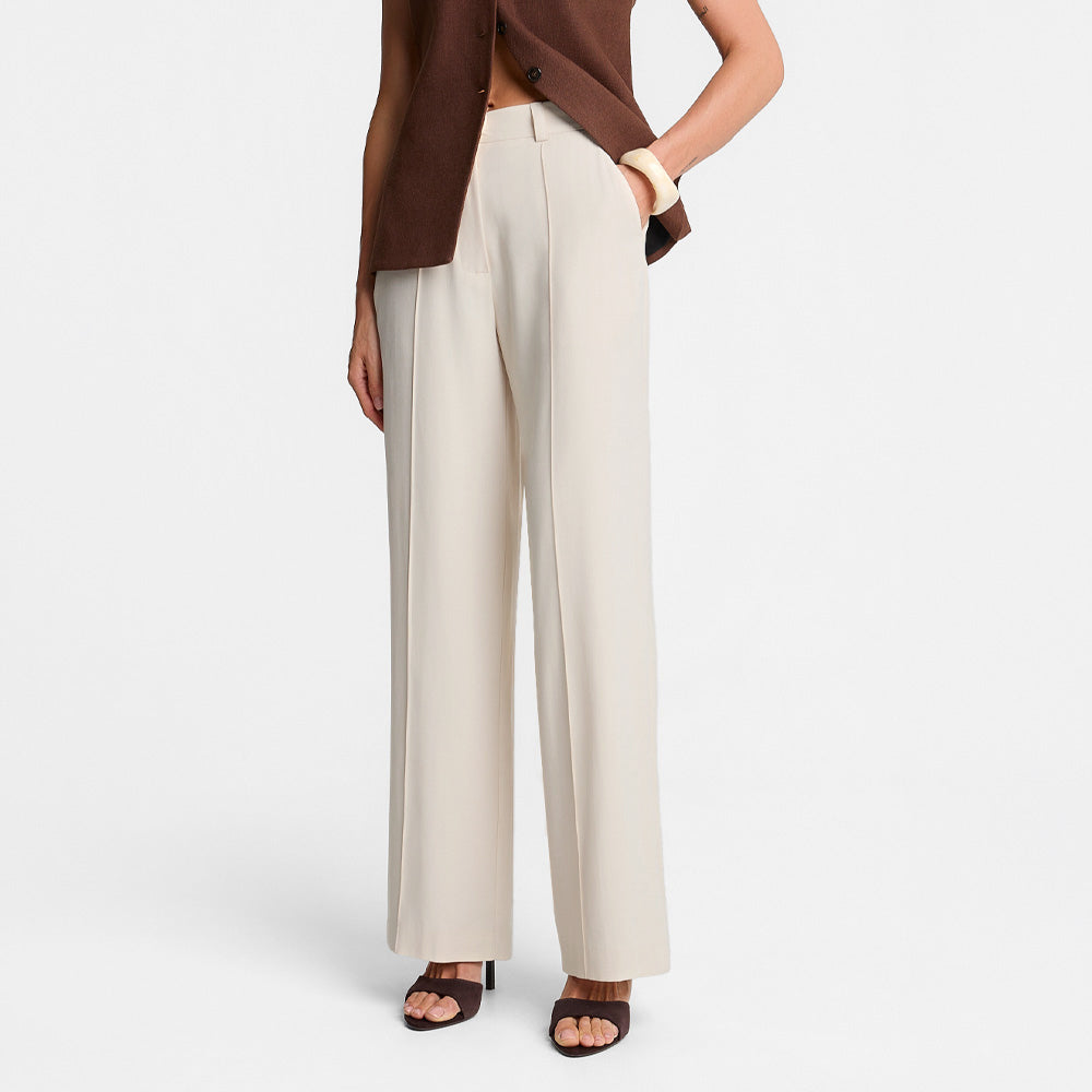 Miss Etoile Cream Trousers