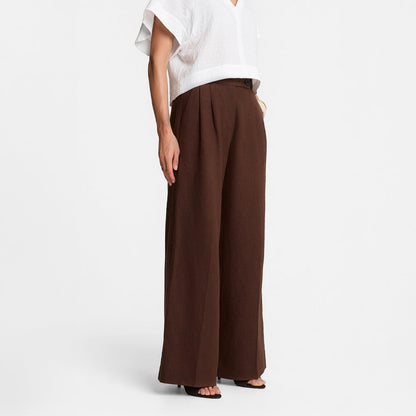 Miss Notte Chocolate Trousers