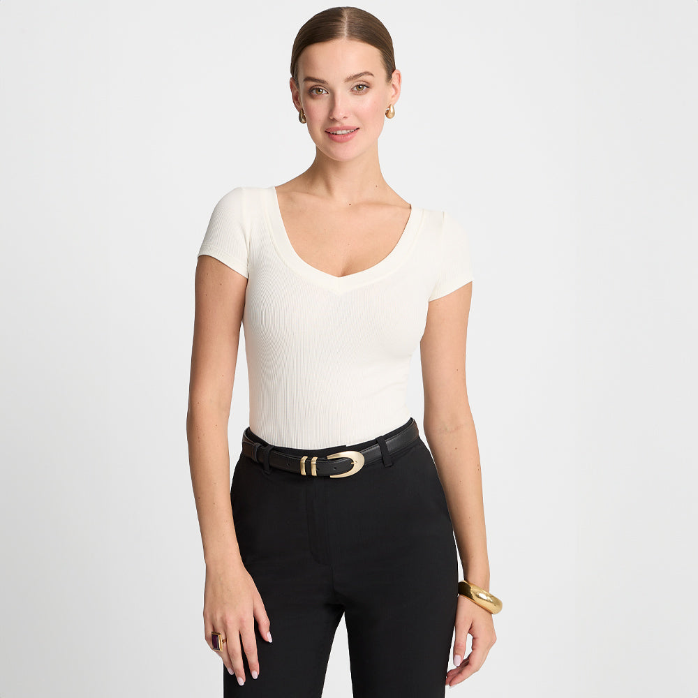 Miss Womanly Off-White T-shirt
