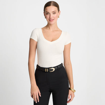 Miss Womanly Off-White T-shirt