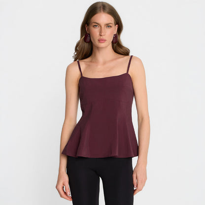 Miss Coco Burgundy Top