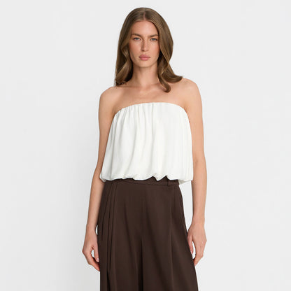 Miss Luna Off-White Top