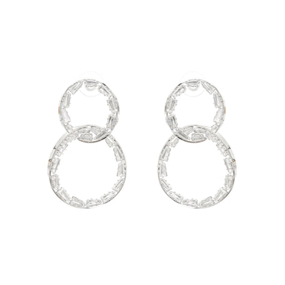 Nadine double-hoop earrings