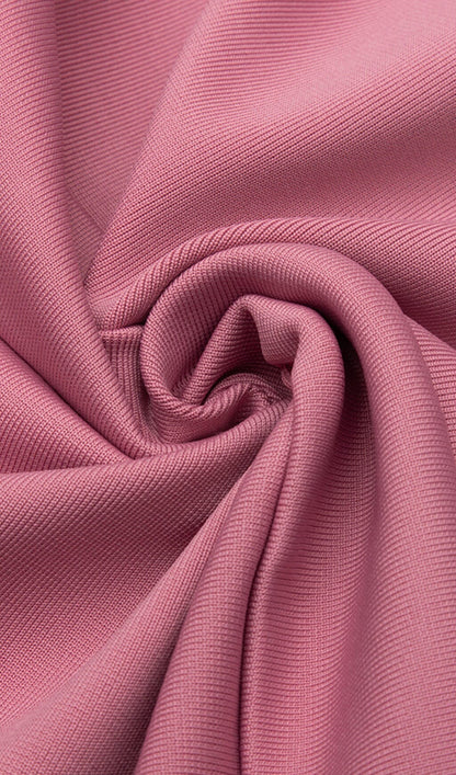 FOURSQUARE NECK TUBE TOP DRESS IN PINK DREESES styleofcb 