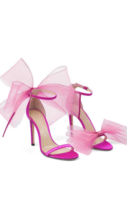 BIG BOWKNOT STILETTO HIGH HEELS Shoes styleofcb 