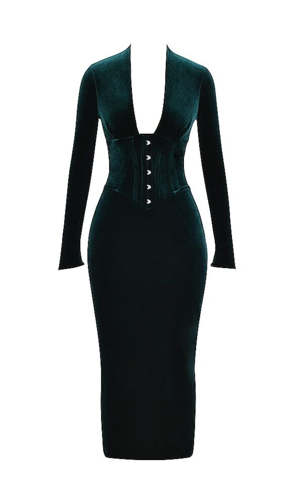FOREST VELVET CORSET DRESS Oh CICI 