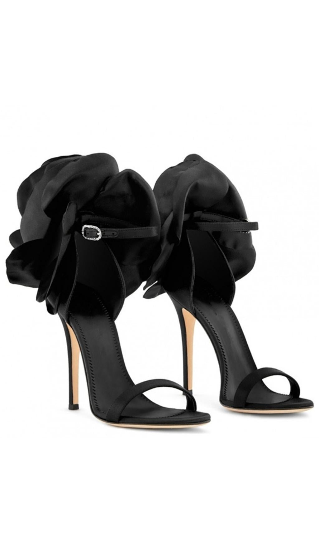 SEXY BIG FLOWER STILETTO HIGH HEELS Shoes styleofcb 