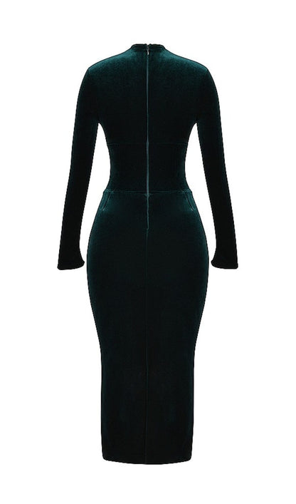 FOREST VELVET CORSET DRESS Oh CICI 