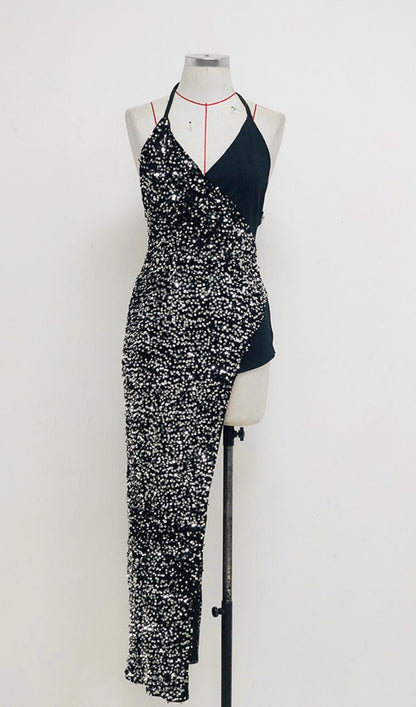 SEQUIN BANDAGE BACKLESS MINI DRESS Dresses styleofcb 