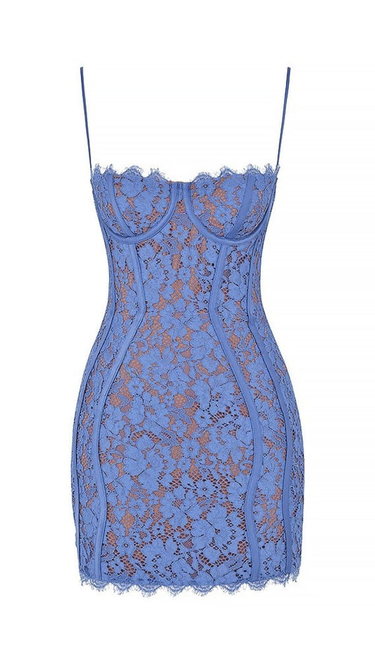 LACE MINI DRESS IN PURPULE Dresses styleofcb 