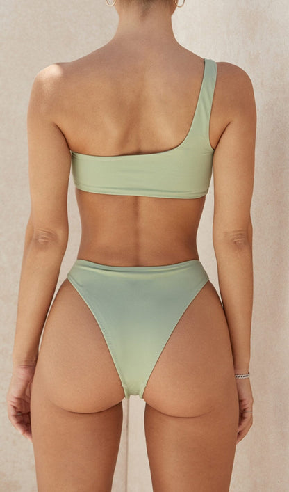 SAGE ONE SHOULDER BIKINI styleofcb 