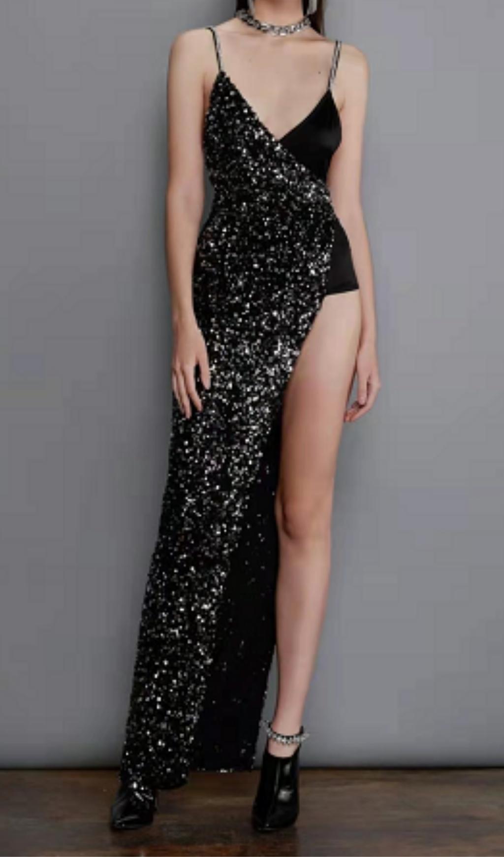 SEQUIN BANDAGE BACKLESS MINI DRESS Dresses styleofcb 