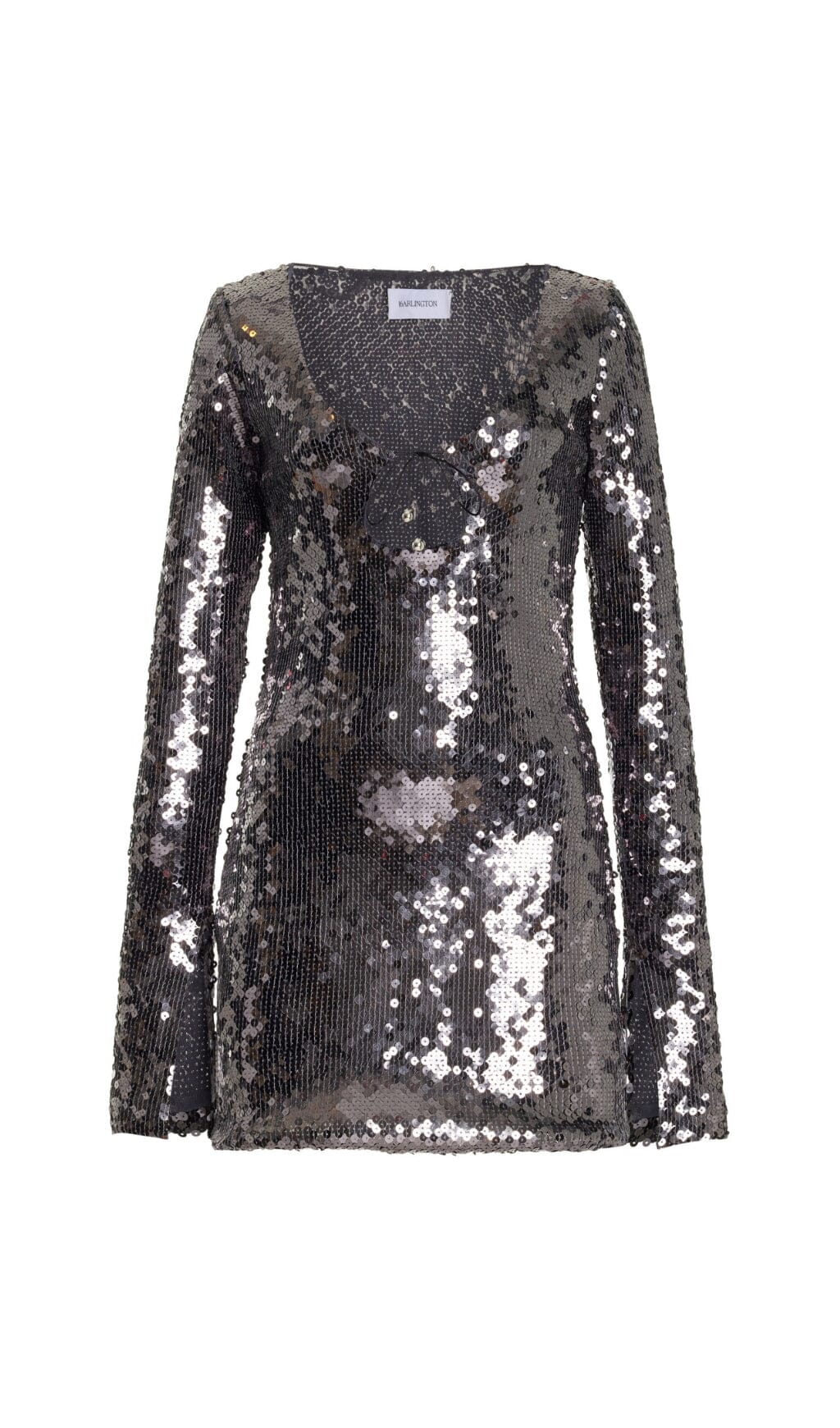 Solaria sequined tulle mini dress styleofcb 