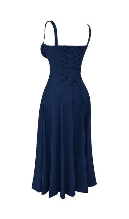 FRENCH NAVY BUSTIER SUNDRESS styleofcb 